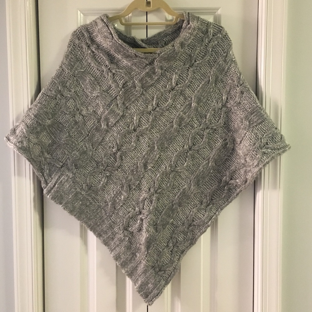 Coco and Carmen | Grey Poncho